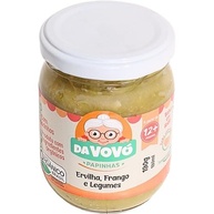 Da Vovó, Papinha infantil, Linha+12, Orgânica, Sabor Arroz, Ervilha, Frango e Legumes, 200ml - imagem 4