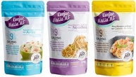 Kit 3 Konjac: Arroz, Cabelo de Anjo, Noodles - imagem 1