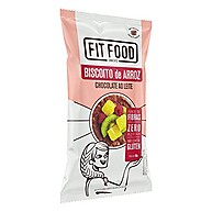 Biscoito Arroz Integral Chocolate Zero Açúcar Fit Food 60g - imagem 1