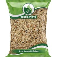 Arroz Integral 8 Grãos: Saúde e Sabor em 1Kg - imagem 1