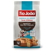 Tio João Farinha De Arroz Sem Glúten E Sem Lactose - 1Kg - imagem 1