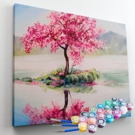 Kit de Pintura Terapêutica A Árvore na Ilha - MAUE ART STORE | Pintura Relaxante para Crianças e Adultos - imagem 2