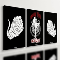 Kit 3 Quadros Decorativos Muay Thai - Arte Marcial para Sala e Quarto (28x20cm) - imagem 2