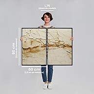 Quadros Abstratos Tons Terrosos: Decore com Arte! - imagem 2