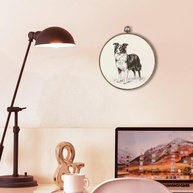 Arte de Parede Redonda em Moldura - Decoração Moderna para Casa e Escritório - imagem 4