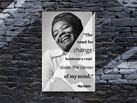 Pôster Maya Angelou 'A necessidade de mudança' - Arte Motivacional 30,5x45,7cm - imagem 4