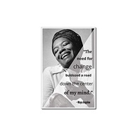 Pôster Maya Angelou 'A necessidade de mudança' - Arte Motivacional 30,5x45,7cm - imagem 1