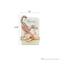 Decoração de Parede Disney Ursinho Pooh e Tigger - Arte Infantil com Frase Motivacional - imagem 4