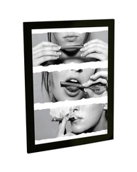 Quadro Decorativo Garota Bolando Blunt - Arte Moderna com Moldura e Alta Definição - imagem 2