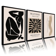 Quadros Decorativos Modernos Matisse Abstrato - Transforme Seu Espaço com Arte Elegante - imagem 1