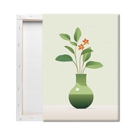 Arte de Parede em Tela Moderna - Planta Minimalista em Moldura Pronta para Pendurar - imagem 4