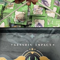 Pôster Raiden Shogun & Yaemiko Genshin Impact - Arte de Parede em Tecido de Alta Qualidade com Chaveiro Incluso - imagem 5