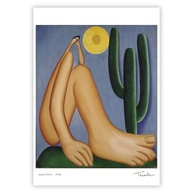 Pôster Tarsila do Amaral Abaporu A3 - Arte Brasileira Licenciada em Tecido - imagem 2