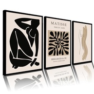 Quadros Decorativos Modernos Matisse Abstrato - Transforme Seu Espaço com Arte Elegante - imagem 2