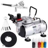 Kit Aerógrafo TIMBERTECH AS18-2K: Compressor Silencioso e Completo para Artes e Tatuagens - imagem 2
