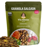 Granola Salgada Artesanal Chips Banana Coco Sementes Girassol Abóbora Amendoim 200g Nordestina Tia Sônia - imagem 2