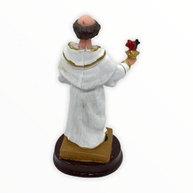 Imagem Católica Artesanal em Resina - Santo Agostinho 13cm | Peça Sagrada para Decoração e Devoção - imagem 4
