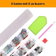 Youtheart Pintura com Diamantes 5D - Kit Completo de Artesanato para Decoração de Parede - imagem 5