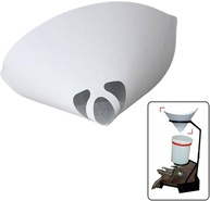 Filtros de Tinta Micron Cone Branco - 20 Peças para Pintura Automotiva, Spray e Artesanato - imagem 4