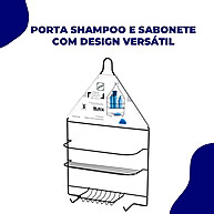 Organizador de Banheiro Suspenso: Praticidade Arthi - imagem 2