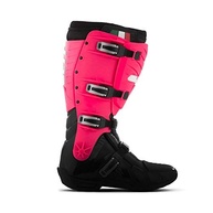 Bota Motocross Articulada Jett Hi-Vis Preta/Rosa - Segurança e Conforto para sua Pilotagem - imagem 2