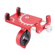 Suporte de Celular Alumínio para Moto e Bicicleta - Ajustável e Articulado (Vermelho) - imagem 3