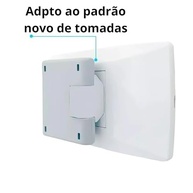 Adaptador de Tomada Articulado Flexível 3 Entradas 110/220v 10A - Máximo de Conexões em Pouco Espaço! - imagem 4