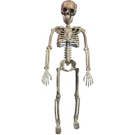 Caveira de Halloween Mini Esqueleto Humano Articulado Ultra Realista 3D - Decoração Assustadora para Casa, Quintal e Jardim - imagem 2