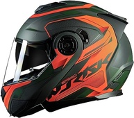 Capacete Norisk Route FF345 Articulado Speedmax Fosco Laranja - Segurança e Estilo - imagem 4