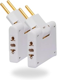 Adaptador Tomada Beijamim Articulado Flexível 3 Saídas 10A Bivolt - Organize seus Cabos! - imagem 5