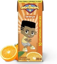 AVENTUREIROS - Néctar de Laranja em Caixinha - Sem Ingredientes Artificiais, Sem Glúten - Contém 10 Vitaminas e Minerais, Ingredientes Naturais - Vegano - 200ml - imagem 1