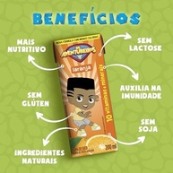 AVENTUREIROS - Néctar de Laranja em Caixinha - Sem Ingredientes Artificiais, Sem Glúten - Contém 10 Vitaminas e Minerais, Ingredientes Naturais - Vegano - 200ml - imagem 3