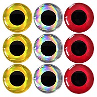 Kit 90 Olhos 3D Holográficos para Isca Artificial - imagem 1