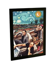 Quadro Decorativo Artístico com Moldura – Van Gogh, Frida & Dalí | Impressão Premium - imagem 1