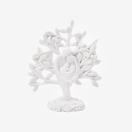 Árvore da Vida Sagrada Família em Pó de Mármore 18cm - Decoração Espiritual Elegante - imagem 2