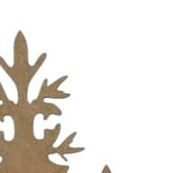 Árvore de Natal com Rena MDF 3mm Cru - Decore com Estilo - imagem 1