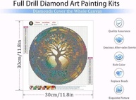 Kit de Pintura de Diamante 5D - Árvore da Vida | Arte DIY para Adultos - imagem 5