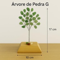 Árvore de Quartzo Verde Natural com Base em Madeira – Energia, Decoração e Espiritualidade - imagem 3