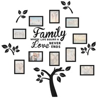 Árvore Genealógica Decorativa de Parede em Acrílico – Adesivo Moderno para Decoração Personalizada - imagem 1
