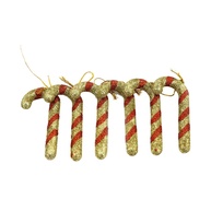 Enfeites de Natal: 6 Bengalas 8cm para Árvore ✨ - imagem 2