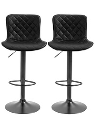 Banquetas Altas Giratórias com Regulagem de Altura - Kit 2 Unidades Arya Duoffice - imagem 2
