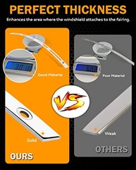 Acabamento Asa de Morcego Cromado Inox para Harley Davidson 1996-2013 | Visual Premium - imagem 4