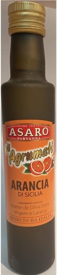 Azeite Extra Virgem Com Laranja 250ml - Asaro Italiano - imagem 1