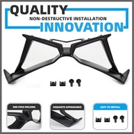 Asas Aerodinâmicas para Yamaha MT-09 (2017-2020): Spoiler Dianteiro Nu Preto - Estilo e Performance! - imagem 4