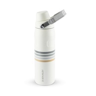 Garrafa Térmica Aerolight Fast Flow Varsity Cream Ash Stripes 710 ML - Leve, à Prova de Vazamento e com Isolamento Avançado - imagem 1