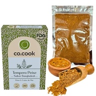 CoCook Tempero Asiático 100% Natural Peixe e Frutos do Mar, Ostras, Polvo, Lula, Caranguejo, Casquinha Siri, Sabor Bangladesh 75g Sem Sódio, Zero Glúten, Zero Lactose, Zero Conservantes, Zero Corantes - Rende até 30 porções - imagem 2