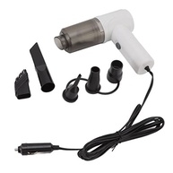 Aspirador de Pó Portátil 12000Pa para Carro e Casa - Limpeza 360° e Filtro Lavável (Branco) - imagem 2