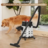 ILID Aspirador 3 em 1 com Sopro 1200W - 18L, Filtro HEPA Lavável, IPX4 à Prova D'água - imagem 3