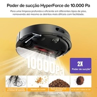 Robô Aspirador Roborock Q7 M5+ com Esvaziamento Automático – Limpeza Inteligente e Potente para Todos os Ambientes - imagem 4