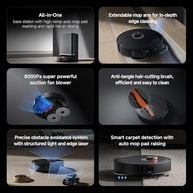 XIAOMI Robot Vacuum X20 MAX - Aspirador e Lavador Robô com Navegação Laser, 8000 Pa, Limpeza Inteligente - imagem 4